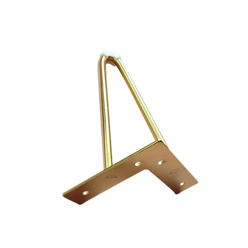 4 шт. Золотая Шпилька Защитные ножки для мебели дивана мебель ног кофейные чайные