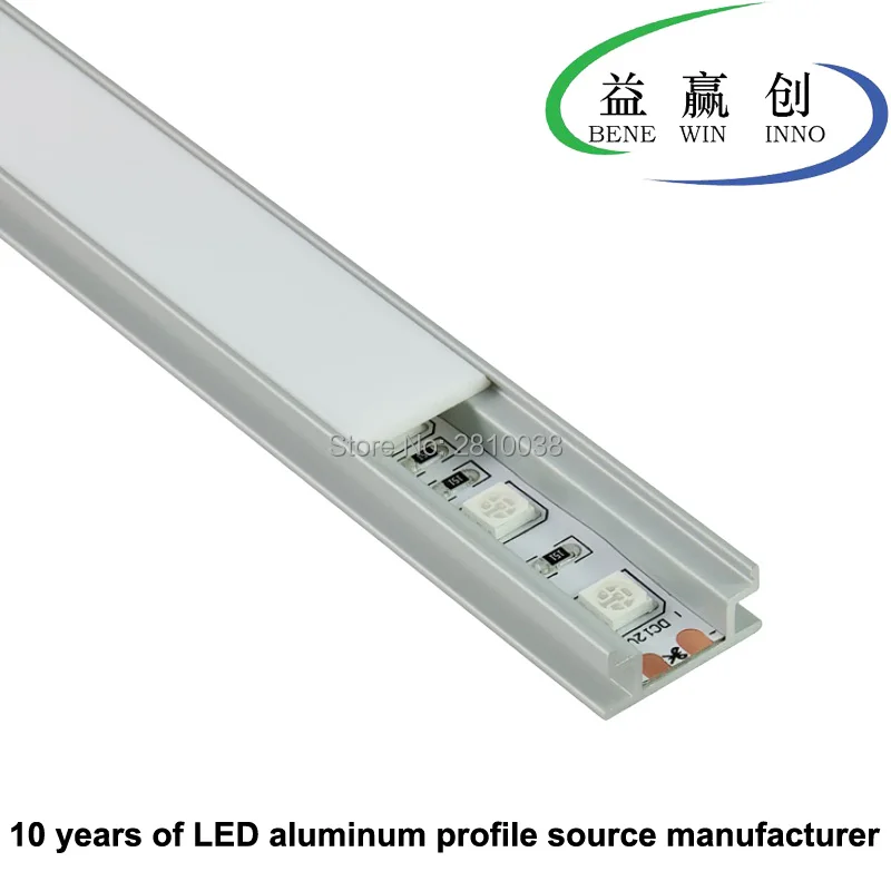 10X0 5 MSets/лот H тип экструдированный профиль светодиодной ленты от AL6063 Led