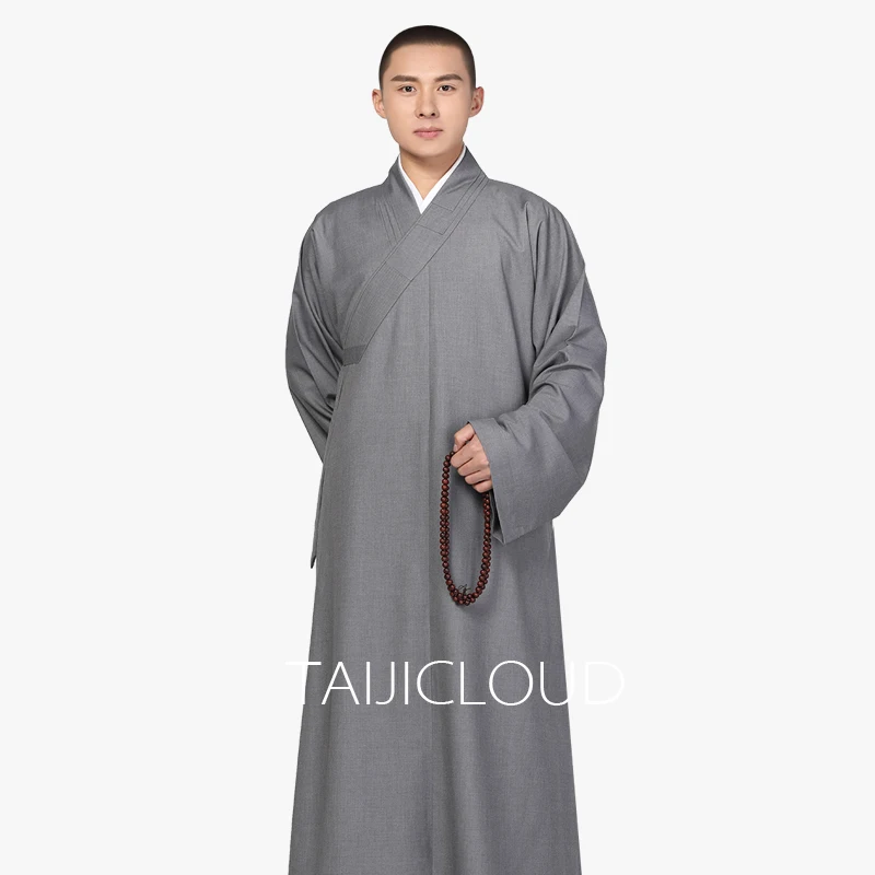 Spring and Autumn Cotton Cloth Thicken Long Gown Monk Clothes Long Coat Monk Robe Monk Clothes Monk Dress Monk