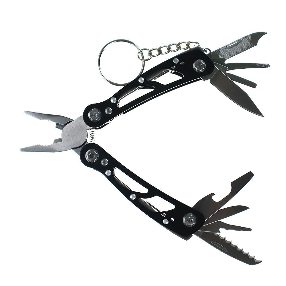 Мини инструмент для выживания на открытом воздухе плоскогубцы зубчатый нож