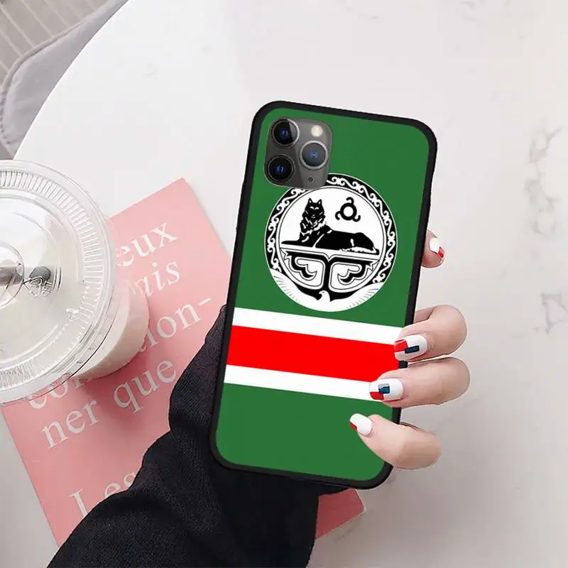 

Chechnya flag Phone Case for iPhone 11 12 mini pro XS MAX 8 7 6 6S Plus X 5S SE 2020 XR