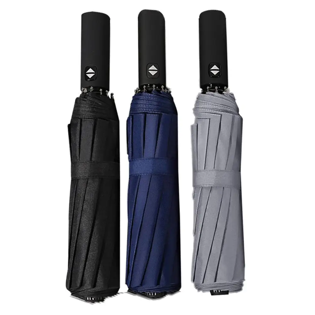 Портативный УФ-защита 210 т эпонж Зонт-автомат солнце 3 складные стекловолокно