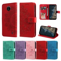 for nokia g50 xr20 1 4 x10 x20 c10 c20 g10 g20 6 3 3 4 5 4 case embossed leather flip wallet card holder shockproof phone cover