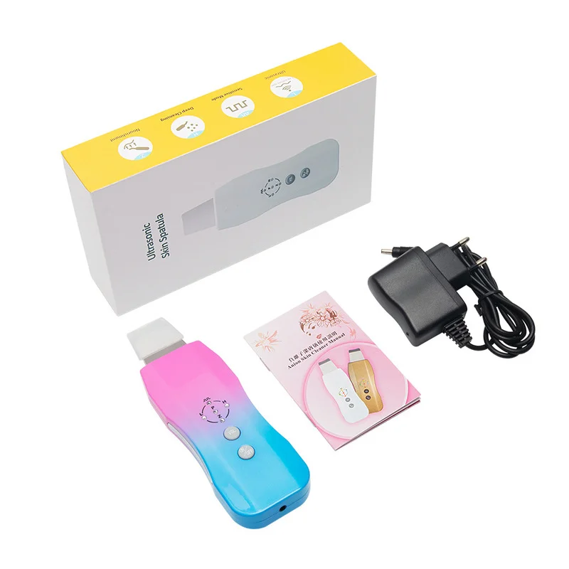 

Ultrasonic Skin Scrubber Cleanser Face Scrubber Cleaning Acne Removal Facial Massager Ultrasound Peeling Ultrassonico Gezaton