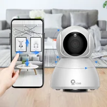 Xiaovv Q8 HD 1080P 360 ° IP инфракрасная камера ночного видения панорамная камера Детские спальные мониторы