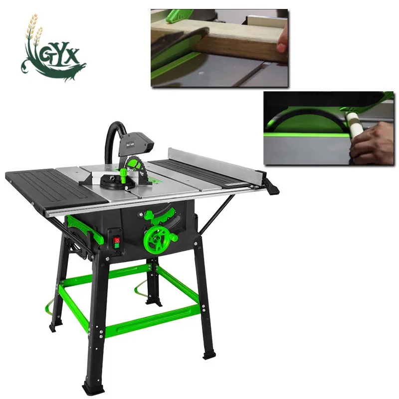 

10 inch woodworking sliding table saw multi-function small panel electric circular saw cutting machine dust-free saw