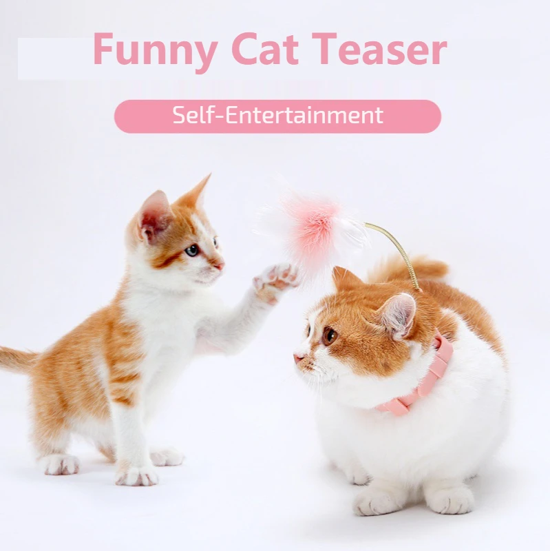 Горячая Распродажа стопы палка-игрушка для кота воротник интерактивный