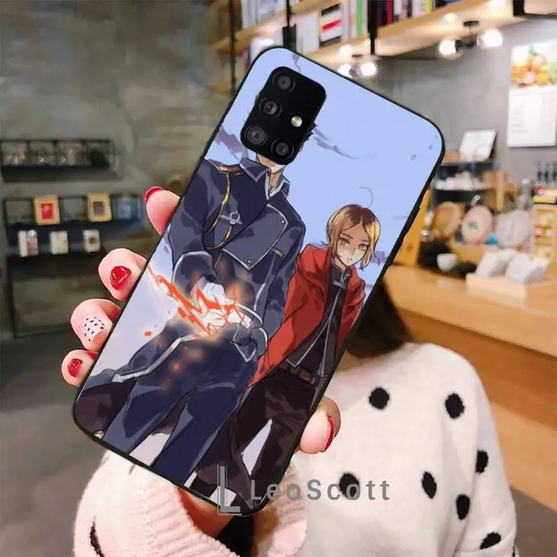 

Fullmetal Alchemist FMA Phone Cases For Samsung A40 A50 A51 A71 A20E A20S S8 S9 S10 S20 Plus note 20 ultra 4G 5G