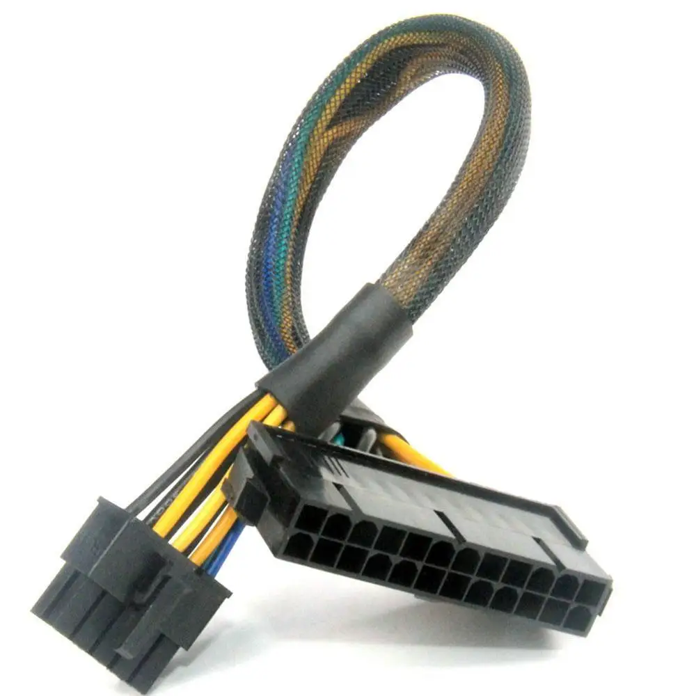 Кабель питания 30 см провод 18AWG ATX 24 контакта на 10 контактов кабель адаптера для