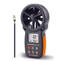 btmeter bt 100 digital anemometer handheld wind speed meter for measuring wind speed temperature and wind chill dropshipping