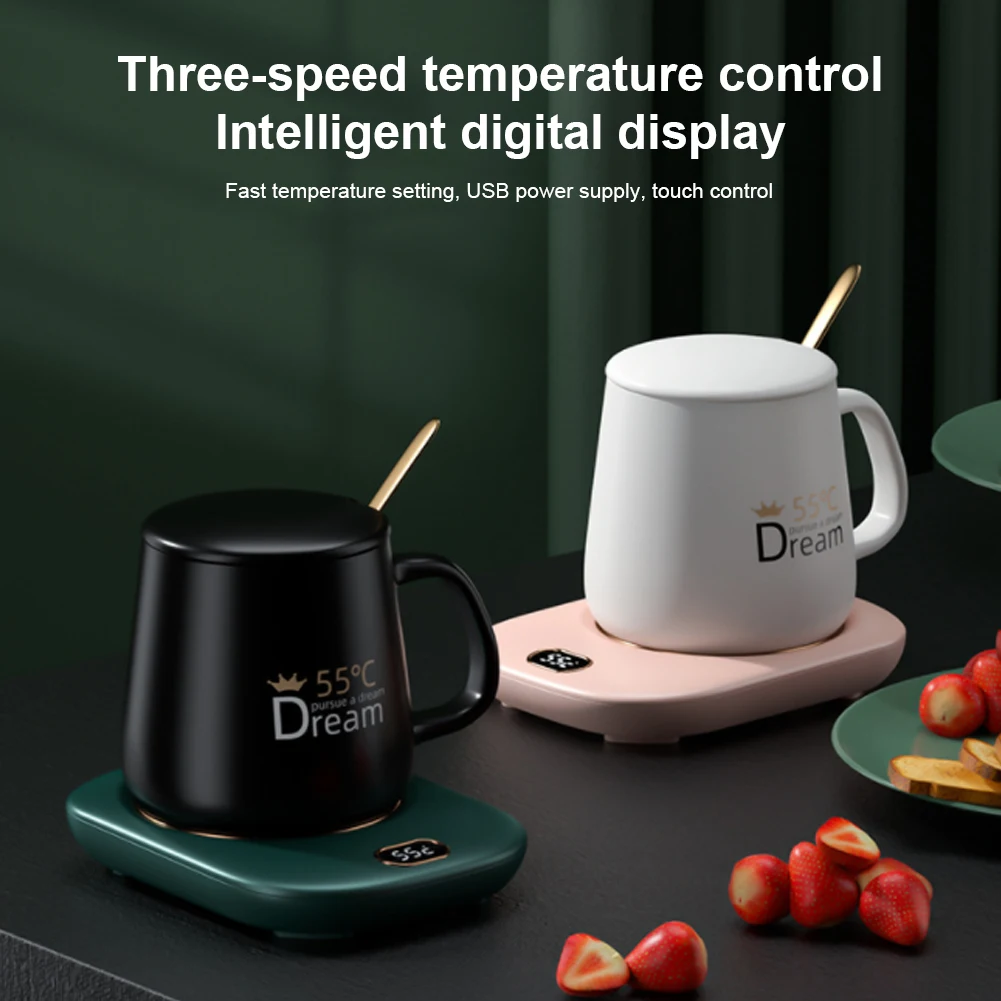 

New 2021 Coffee Mug Warmer Rechargeable Heating Coaster Coffee tea milk Fast Heating Winter kitchen small tools