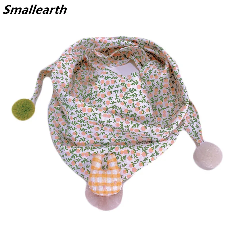 

New Spring Cotton Baby Triangle Scarf Pur Fashion Autumn Winter Infant Girls Bibs Scarf Baby Boy Casual Scarf Toddler Burp Cloth