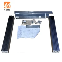 space saving modern smart furniture hardware 4 section pull out party table t aluminum extension table slide parts mechanism