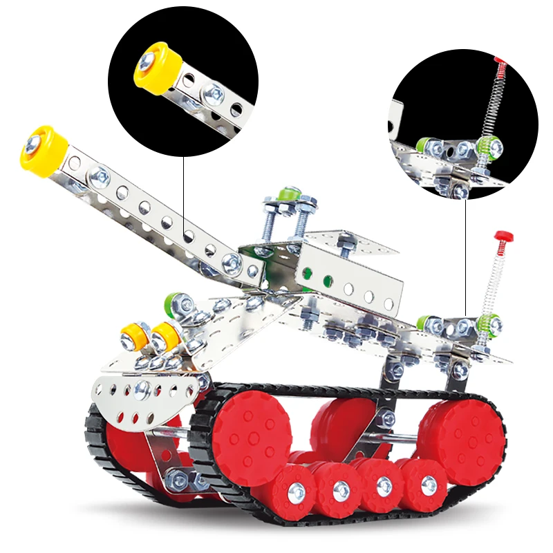 209 шт металлический Танк строительные блоки Блоки игрушки Строительные кирпичи