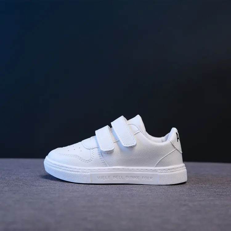 Новинка весны 2020 модная обувь для мальчиков и девочек кожаная эластичная