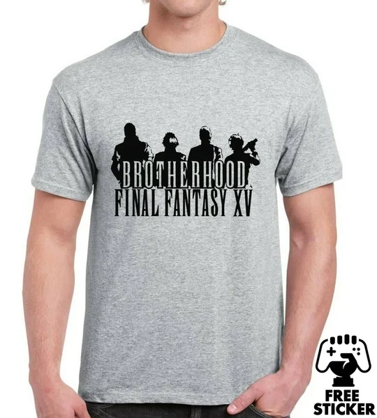 2021 Final Fantasy 15 T рубашка FF XV Noctis Классический игровой геймер подарок Топ для