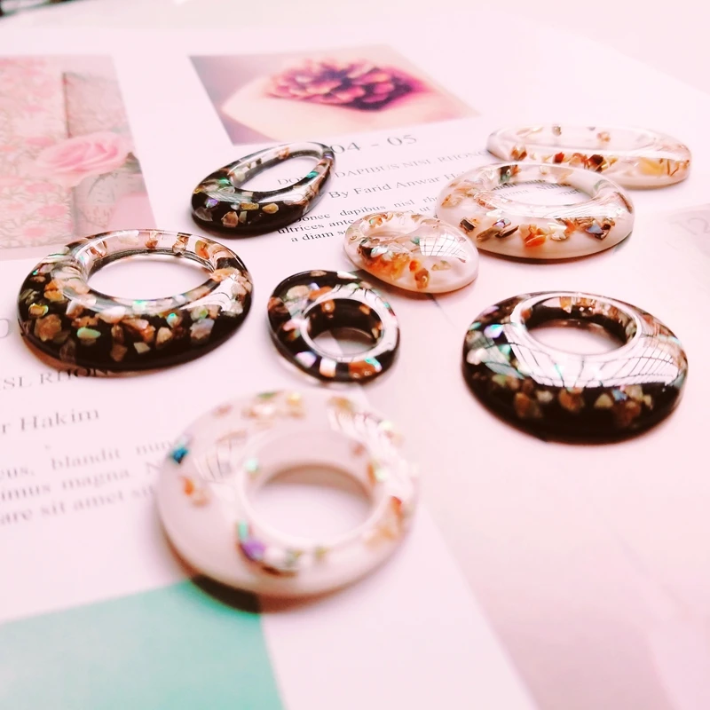 Японские и южнокорейские непористые черные белые акриловые частицы