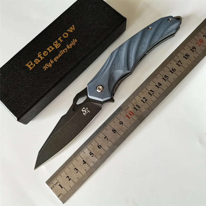 Eafengrow sitive ST120 складной реальный D2 лезвие G10 Карманный Выживание Охота Тактический