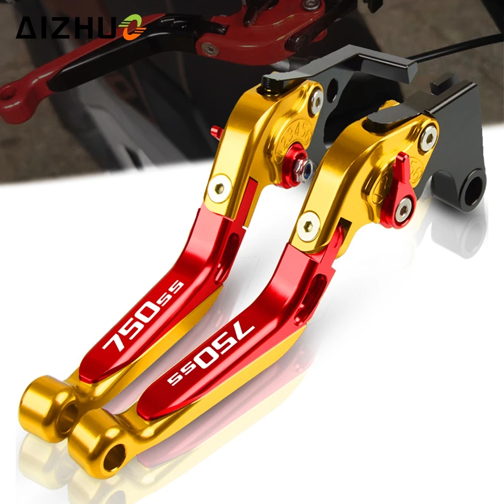 

Мотоциклетные аксессуары, ручной тормоз для DUCATI 750SS 750 SS 2000 2001 2002, запасные части, Складные Выдвижные регулируемые рычаги тормоза сцепления