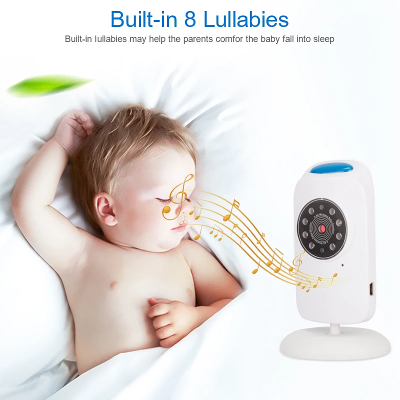 Беспроводная видеоняня Smar 2 4 дюйма с функцией ночного видения и мониторинга