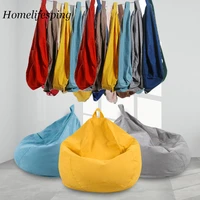sofas cover puff big size chairs without filler linen cloth lounger seat bean bag pouf puff couch tatami pouf salon puff