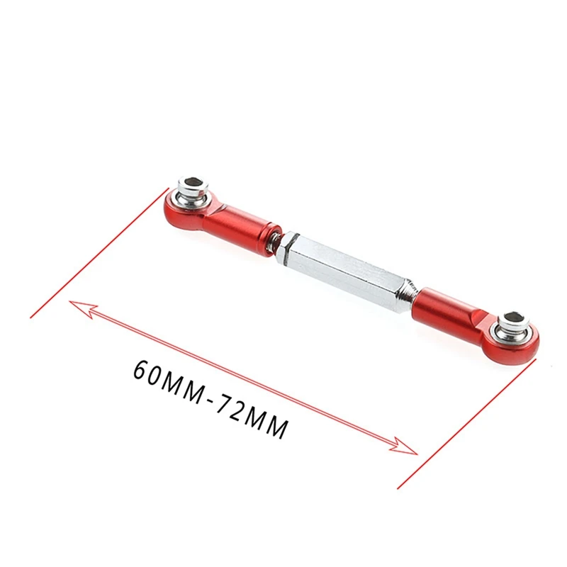 

Frame Car Shell Suspension Bracket Kit for MN90 MN90K for WPL C14 C14K C24 C24K Red & Pull Rod Link Rod Base Bracket