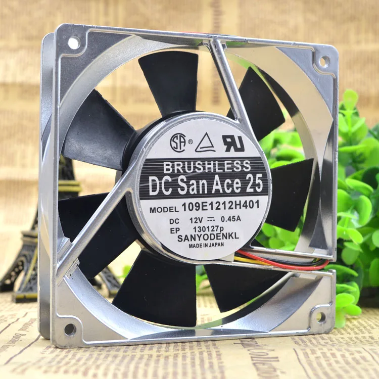 

Новый оригинальный 12025 12 В 0.45A 109E1212H401 12 см термостойкий охлаждающий вентилятор