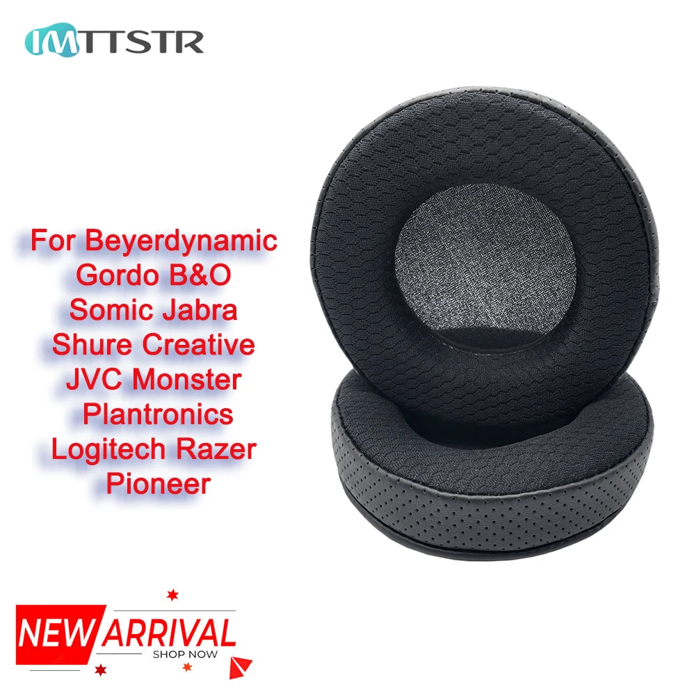 Впитывающая пот сетчатая летняя подушка для ушей 90 мм 100 105 110 70 ISK AKG ATH Beyerdynamic Bluedio