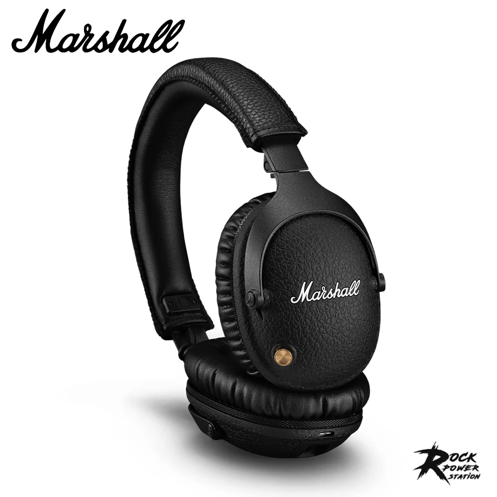 

Наушники Marshall Monitor II, активное шумоподавление, беспроводные наушники Bluetooth 5,0, Складная спортивная игровая гарнитура с басами