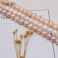fine natural freshwater pearl beads white orange purple round pearls for diy charm bracelet necklace jewelry accessories making
