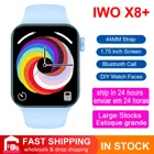 Смарт-часы унисекс X8 +, 1,75 дюйма, с пульсометром, для Android, IOS