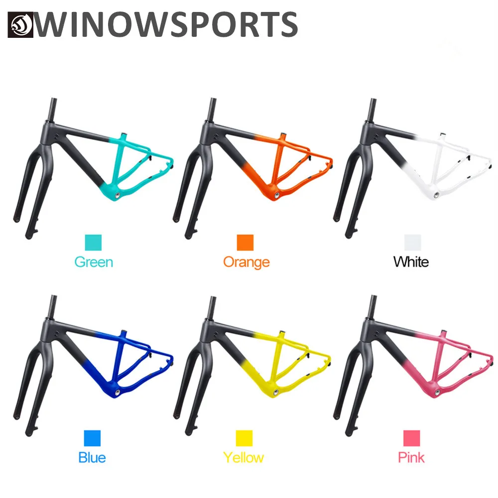 Новая 16/18 дюймовая углеродная рама для велосипеда 26er mtb Fatbike 26 × 4 8 полных шин