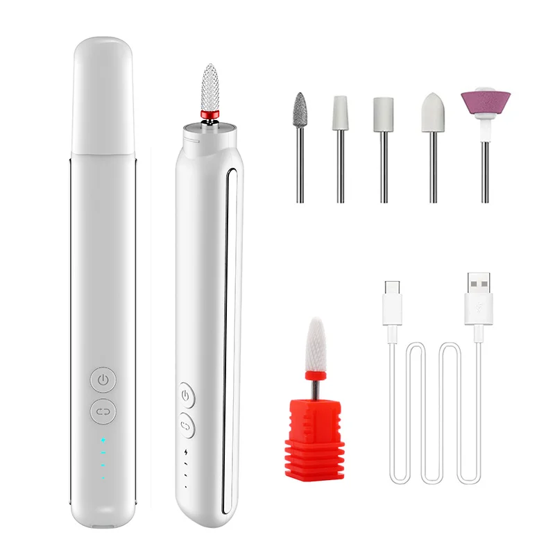 

Wireless Electric Nail Drill Machine Pedicure Manicure Drill Set Mill Cutter Set Nail File 15000RPM Polishing Equipment