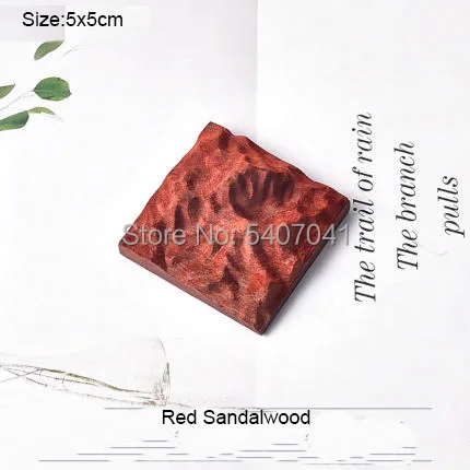 2/3.5/5cm Mountain Shaped Dried Flower Resin Craft Blood Sandalwood Ebony Broken Seal Micro Landscape for Jewelry Decoration | Украшения и