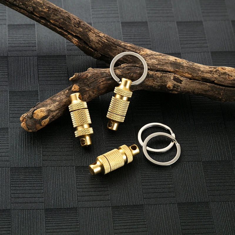 

Detachable Brass Keychain