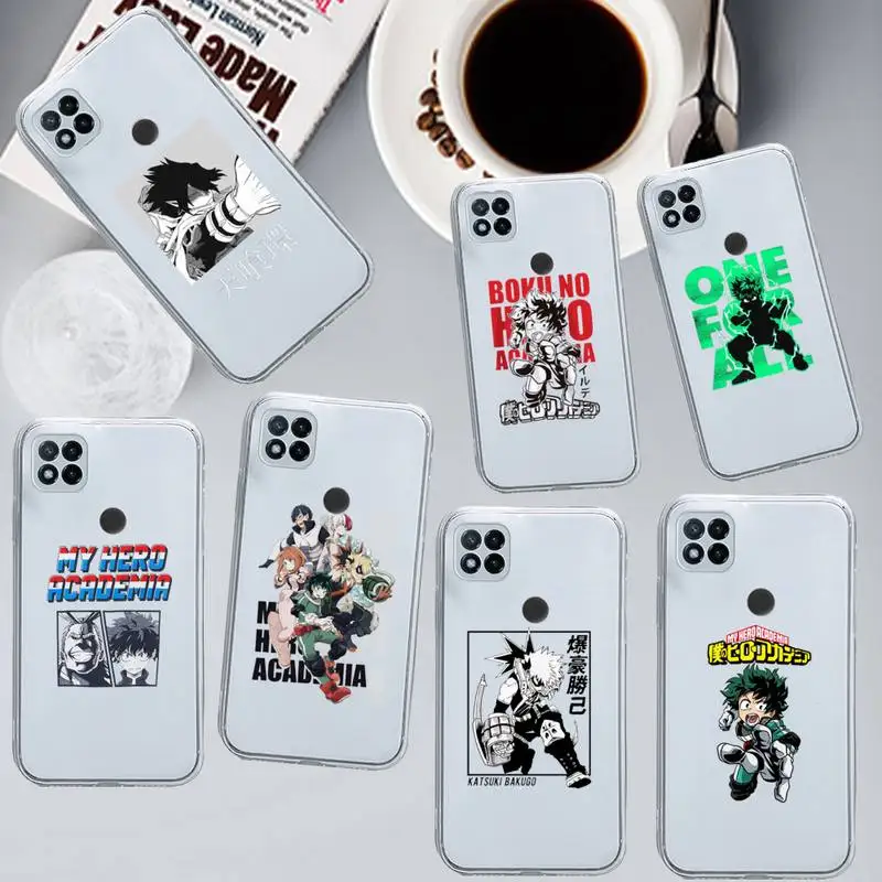 

My hero academia Japan aime Phone Case Transparent for Xiaomi redmi note 8 9 10 11 t lite pro ultra mix 4 k40