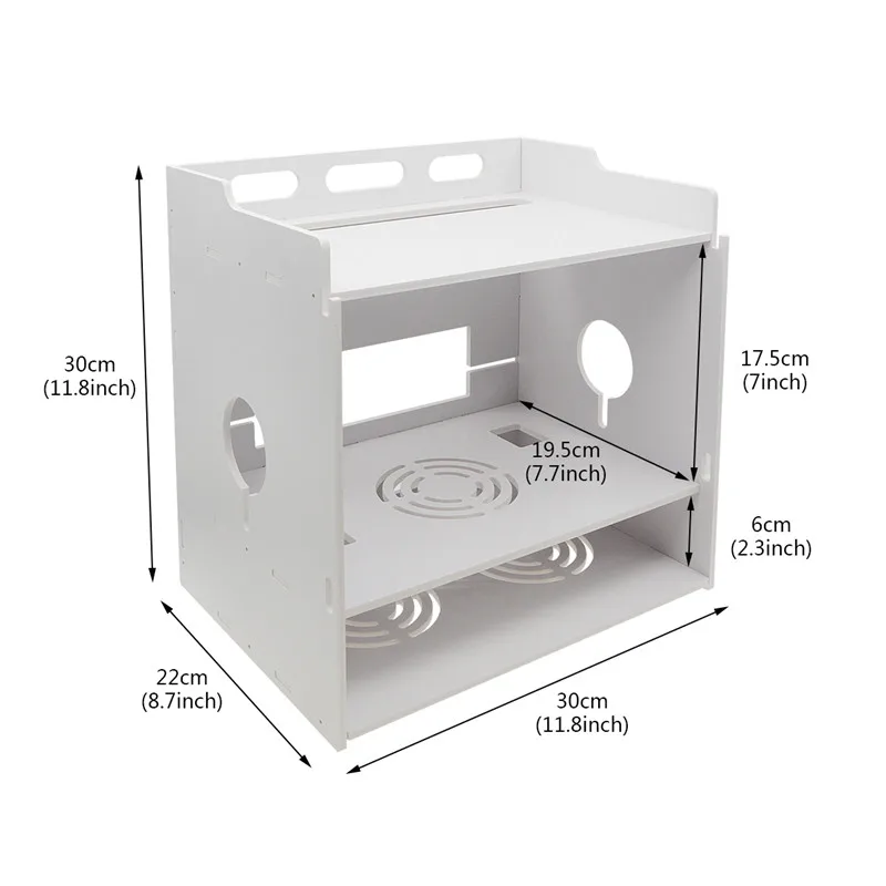 Беспроводная Wifi многослойная коробка для хранения маршрутизатора ПВХ держатель