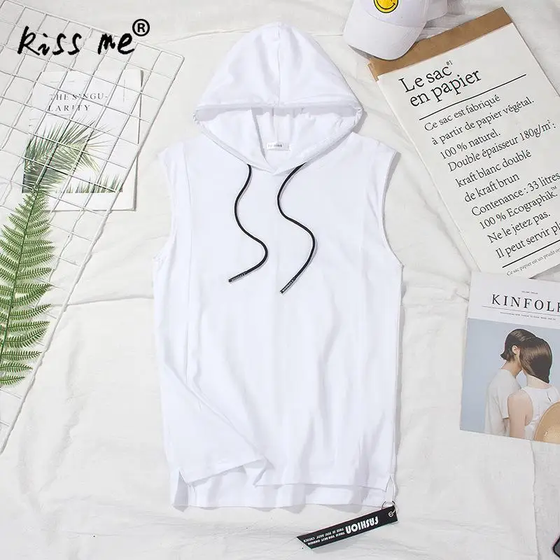 Men Running Vests Hooded Solid Sport Suit Gym Wear Outdoor Fitness Training Sportswear Male Slimming Workout | Спорт и развлечения