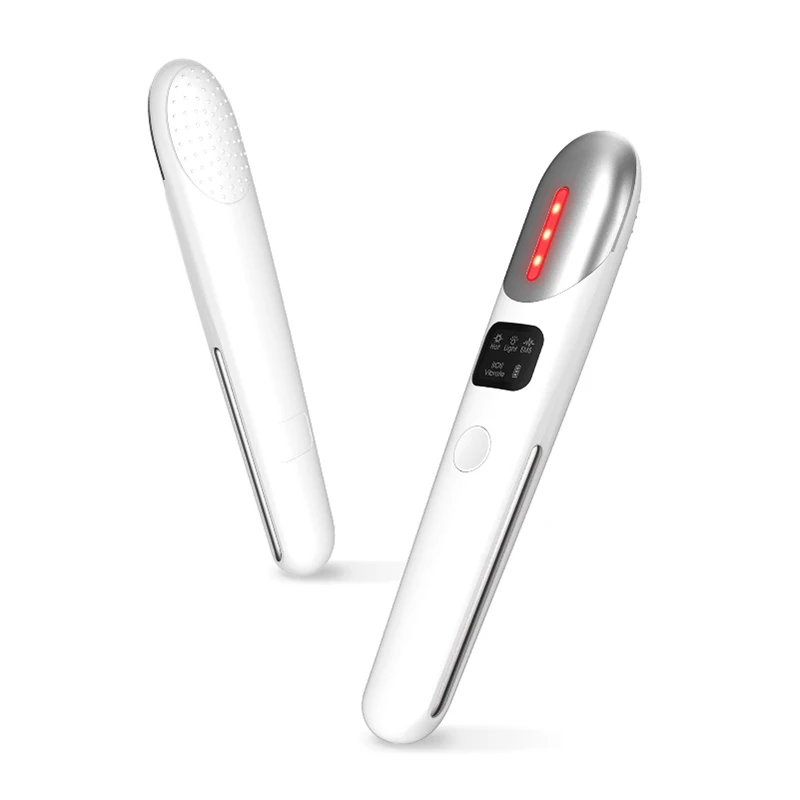 Вибрирующий массажер для глаз инструмент ухода за глазами светодиодный ным