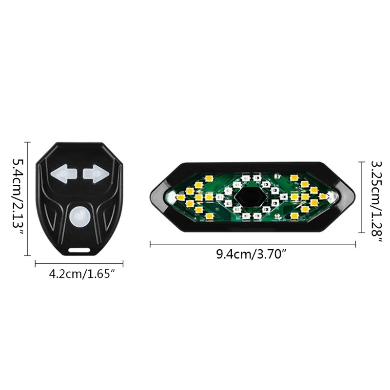 

55KD задний фонарь для велосипеда с возможностью светильник USB аккумуляторная смарт Беспроводной дистанционного Управление указатель повор...
