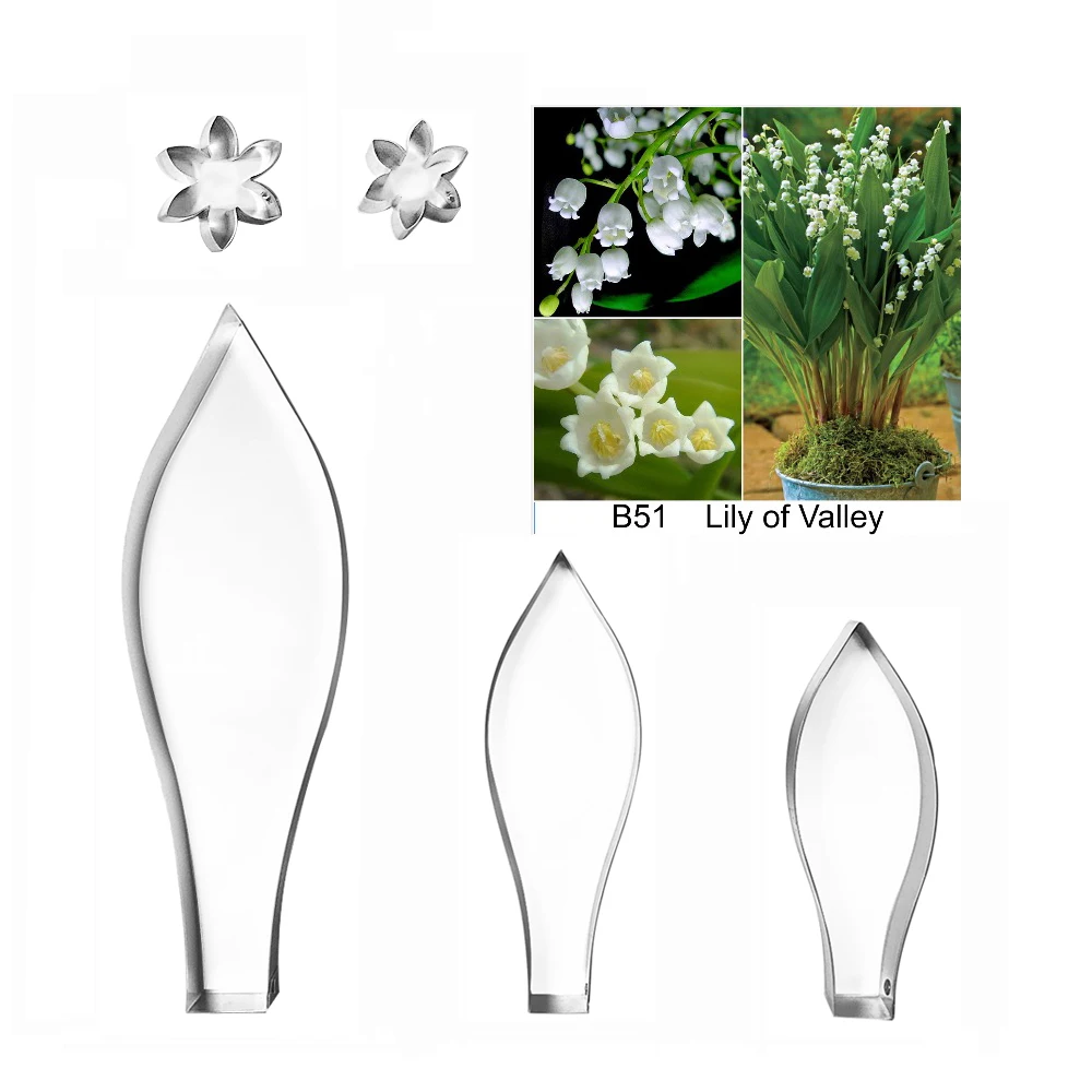 Лилия Vakkey помадка сахар ножи для цветов украшения торта полимерная глина