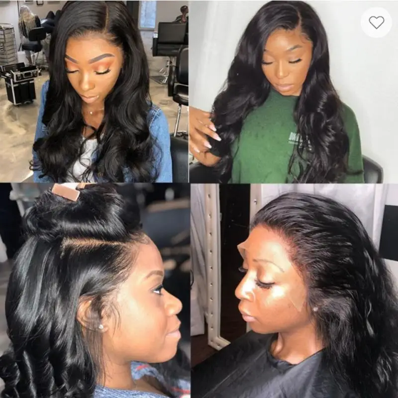 Comingbuy бразильские волнистые 13x 4 кружевные передние парики 100% человеческие волосы