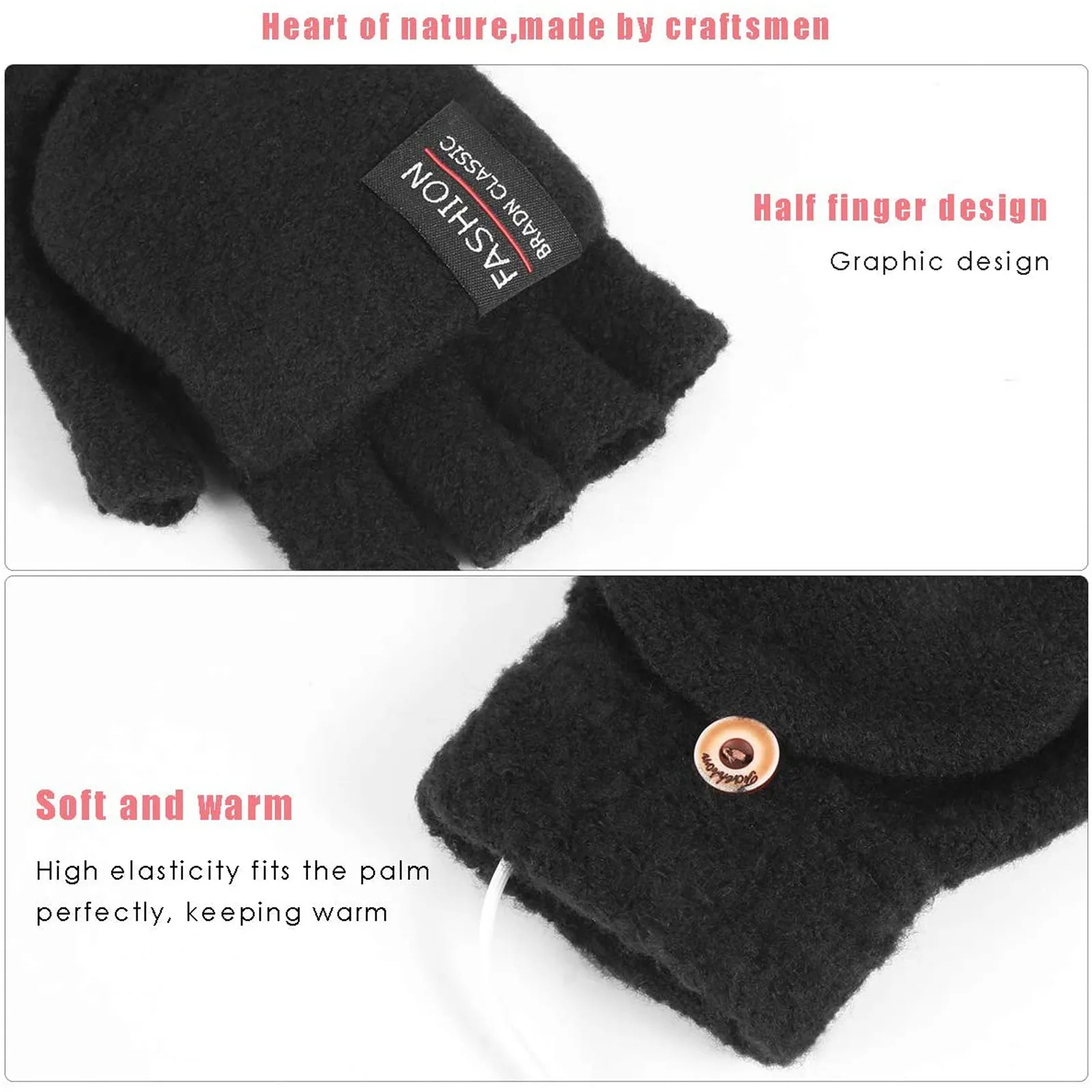 

Sagace Gloves Men Heated Gloves Wind Resistant Warm Ski Gloves With Touch Screen Usb Heating Gloves Cycling Equipment Guantes