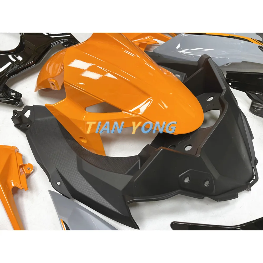 Комплект полосатых обтекателей для мотоцикла подходит Ninja400 18 19 20 Kawasaki Ninja 400 2018-2020