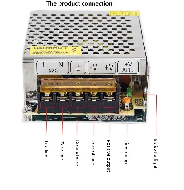 24V2A импульсный источник питания 220V трансформатор 24V DC 24V50W Промышленный контроль программируемый источник питания S-50-24