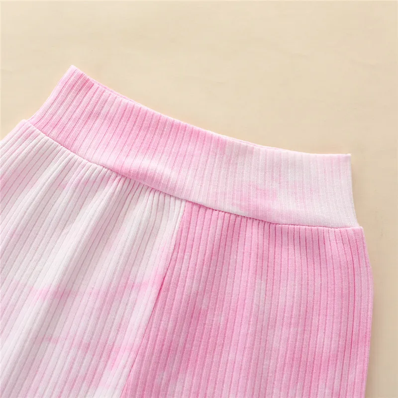 

Baby Colorful Sets Newborn Baby Boy Girl Tie-dye Printed Tracksuit Autumn Long Sleeve Tops Romper Long Pants Outfits for 0-24M