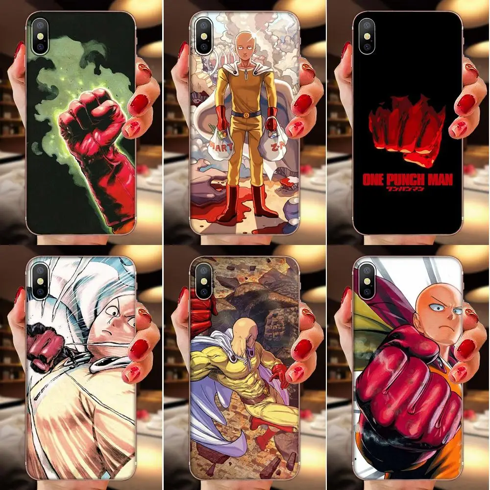 Силиконовые чехлы для sony Xperia Z Z1 Z2 Z3 Z4 Z5 compact Mini M2 M4 M5 T3 E3 E5 XA XA1 XZ Premium Аниме One Punch Man |
