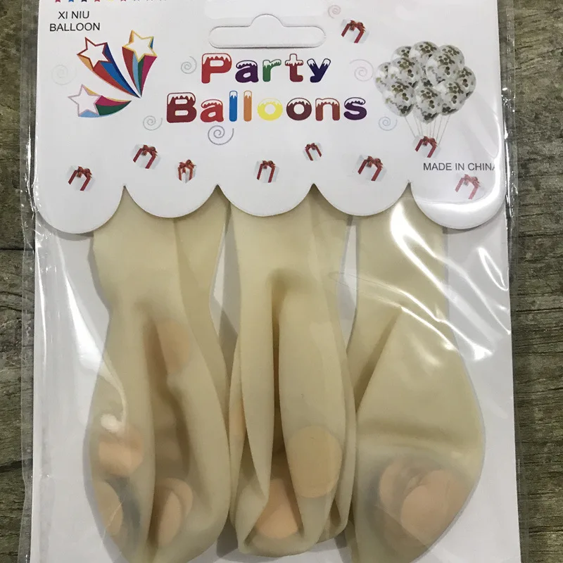 Горячая продажа 10 шт/12 дюймов латексные шары и цветные Конфетти украшения для дня