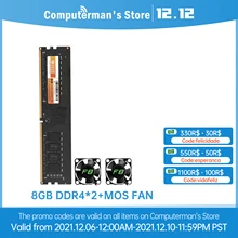 HUANANZHI F8 MOS FAN huananzhi ram DDR3 DDR4  8GB  memoria ram 1600MHZ 2400MHZ NON ECC Desktop memory