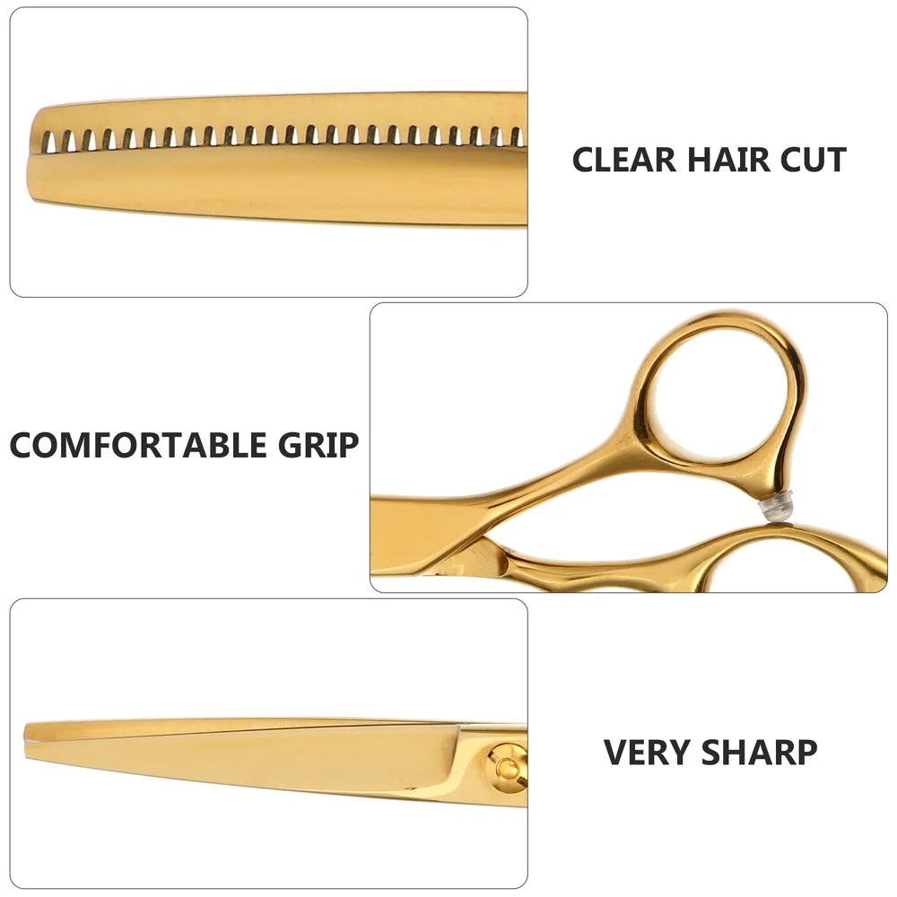 

2 Pcs Hairdressing Scissors Set Barber Hair Thinning Scissors Hair Scissors